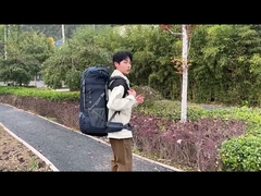 비 덮개를 가진 40L Ripstop 나일론 옥외 방수 하이킹 책가방